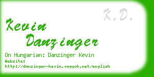 kevin danzinger business card
